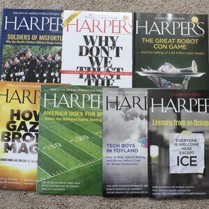 HARPER’S MAGAZINE Lot Of 7 Oct 2025 To Mar 2026 Issues For Collectors